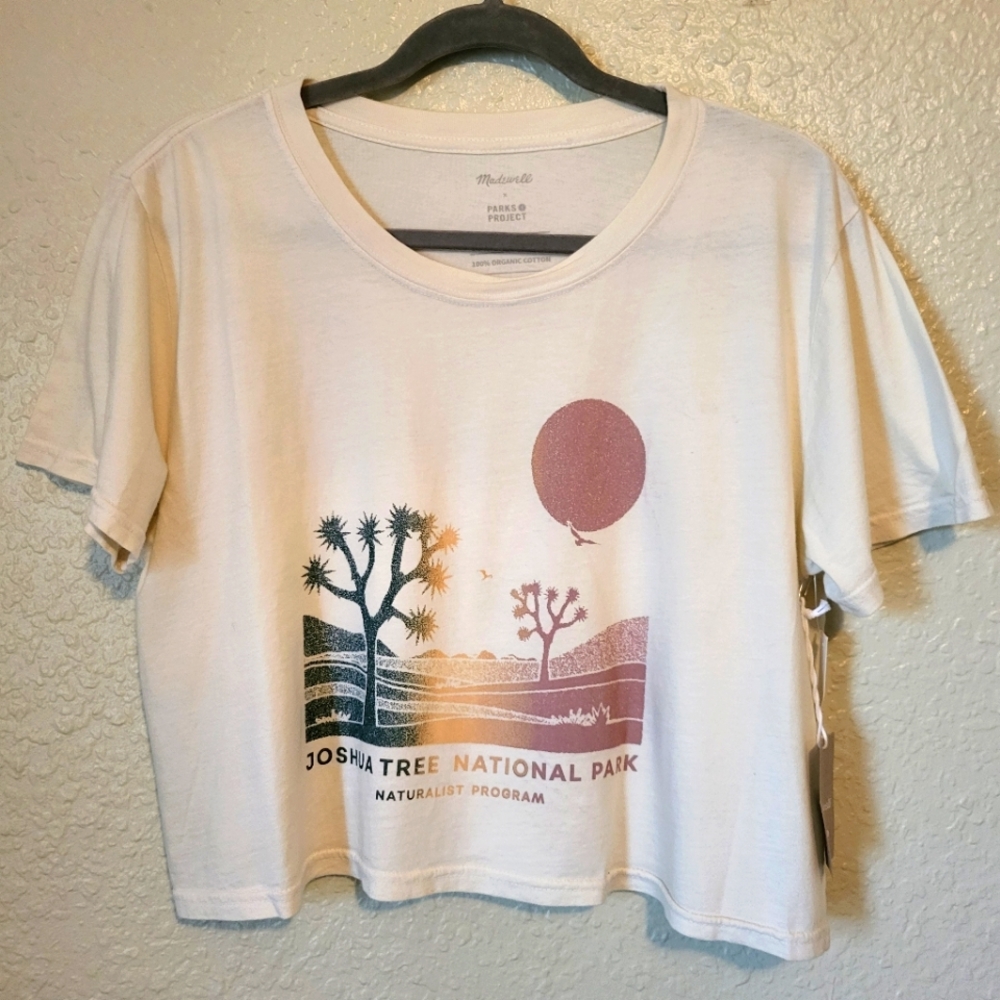 Madewell x Parks Project Crop Tee Shirt Joshua Tree National Park